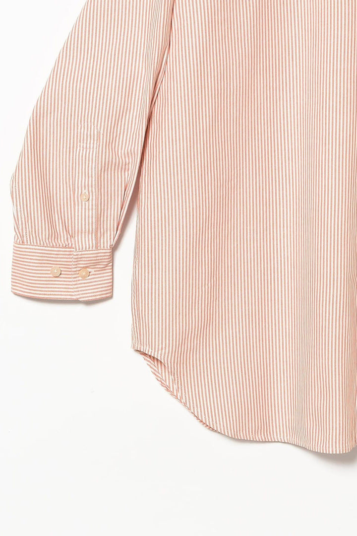 Beams Boy Big BD Shirt - Orange Stripe