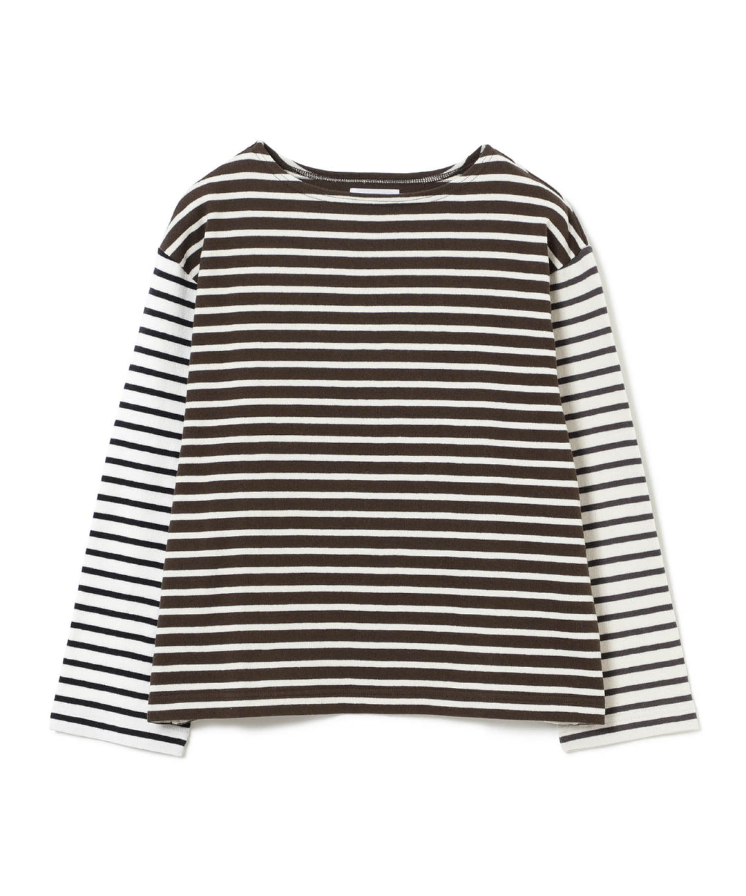 Elbow Patch Long Sleeve T-shirt - Block Colour Stripe