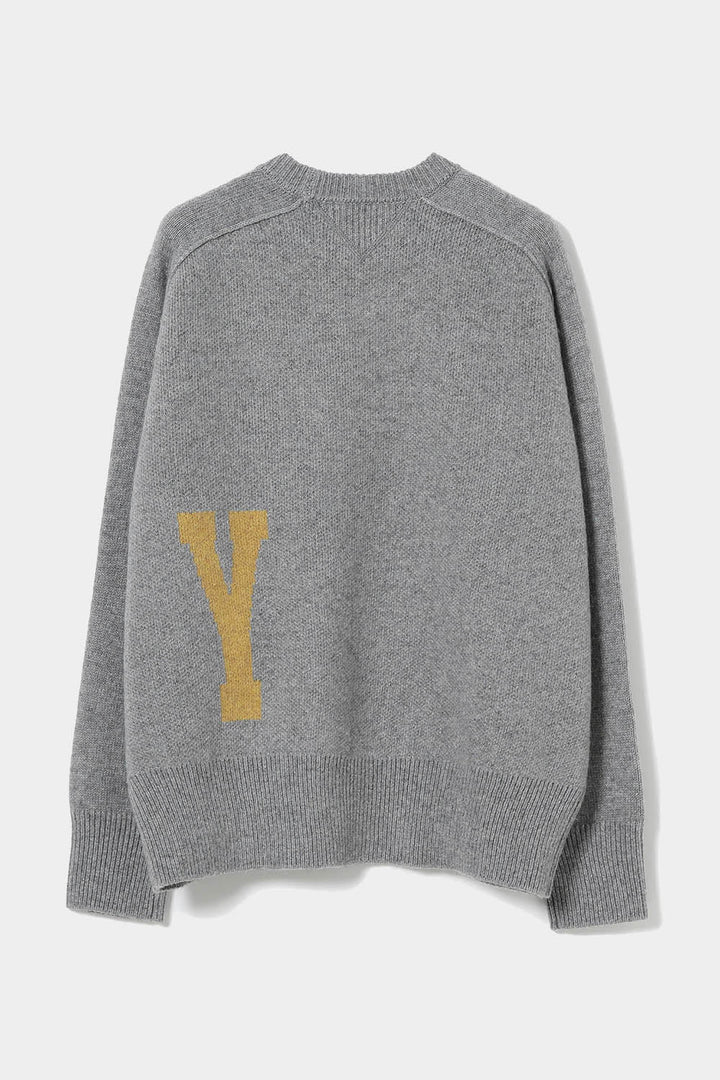 Big Logo Crewneck Sweater - Grey