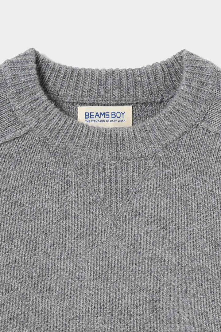 Big Logo Crewneck Sweater - Grey