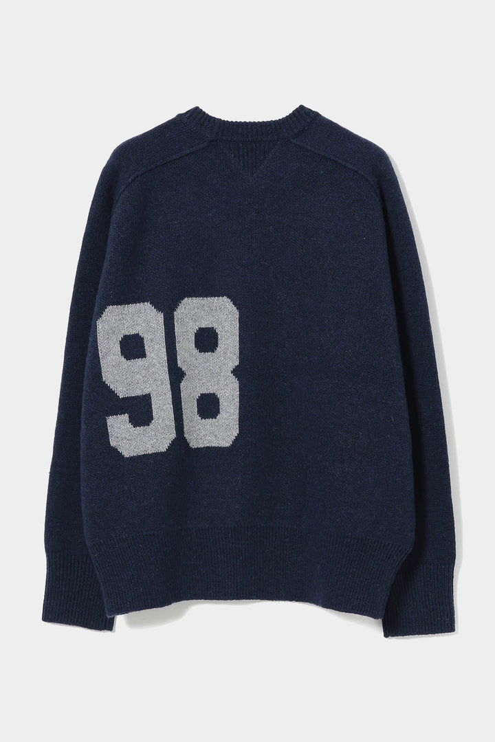 Big Logo Crewneck Sweater - Navy