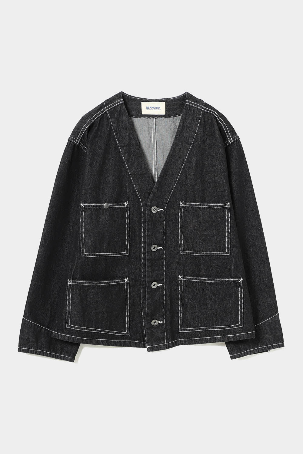 Denim Engineer Jacket - Black