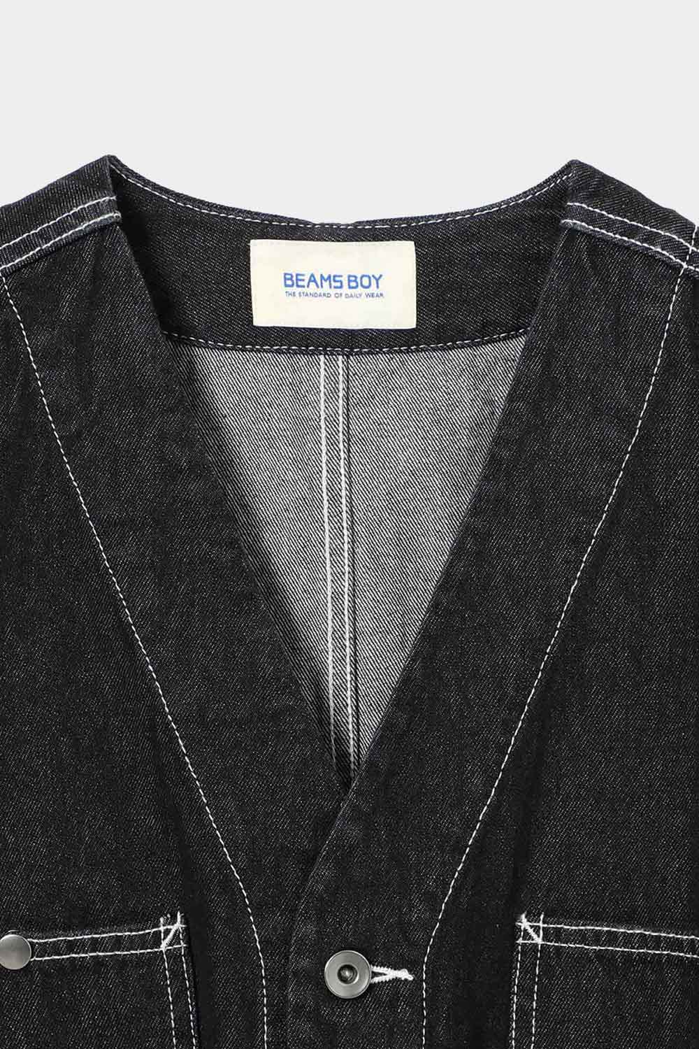 Denim Engineer Jacket - Black