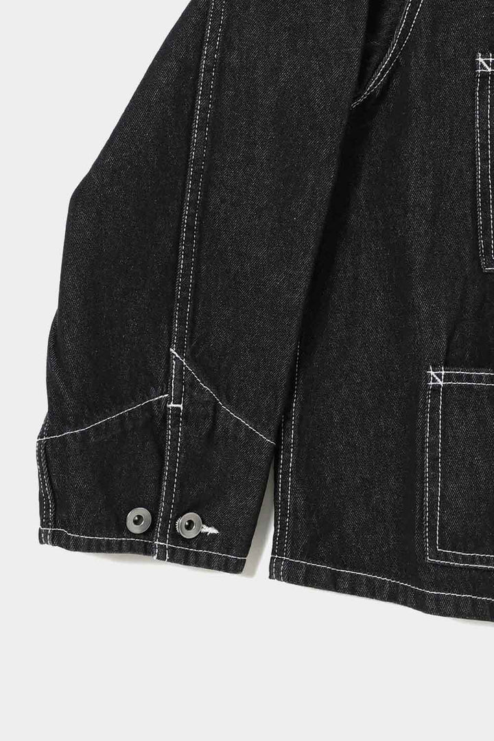 Denim Engineer Jacket - Black