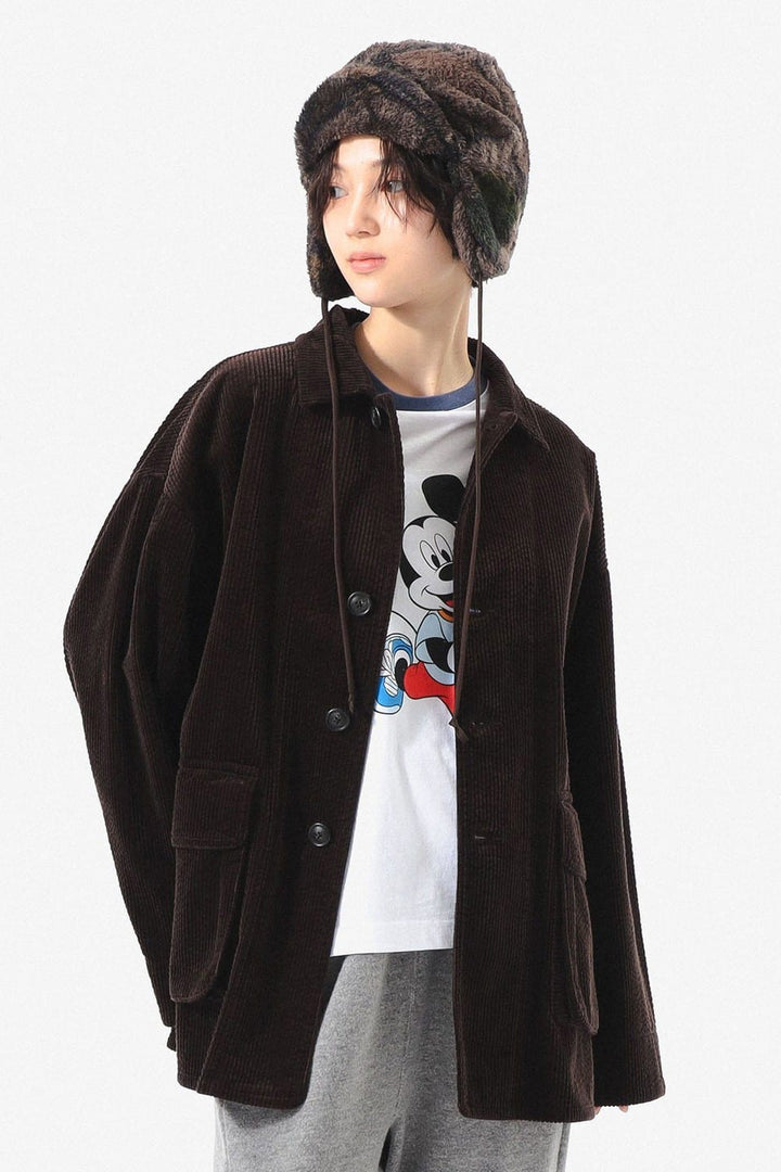 Corduroy Hunting Jacket - Brown