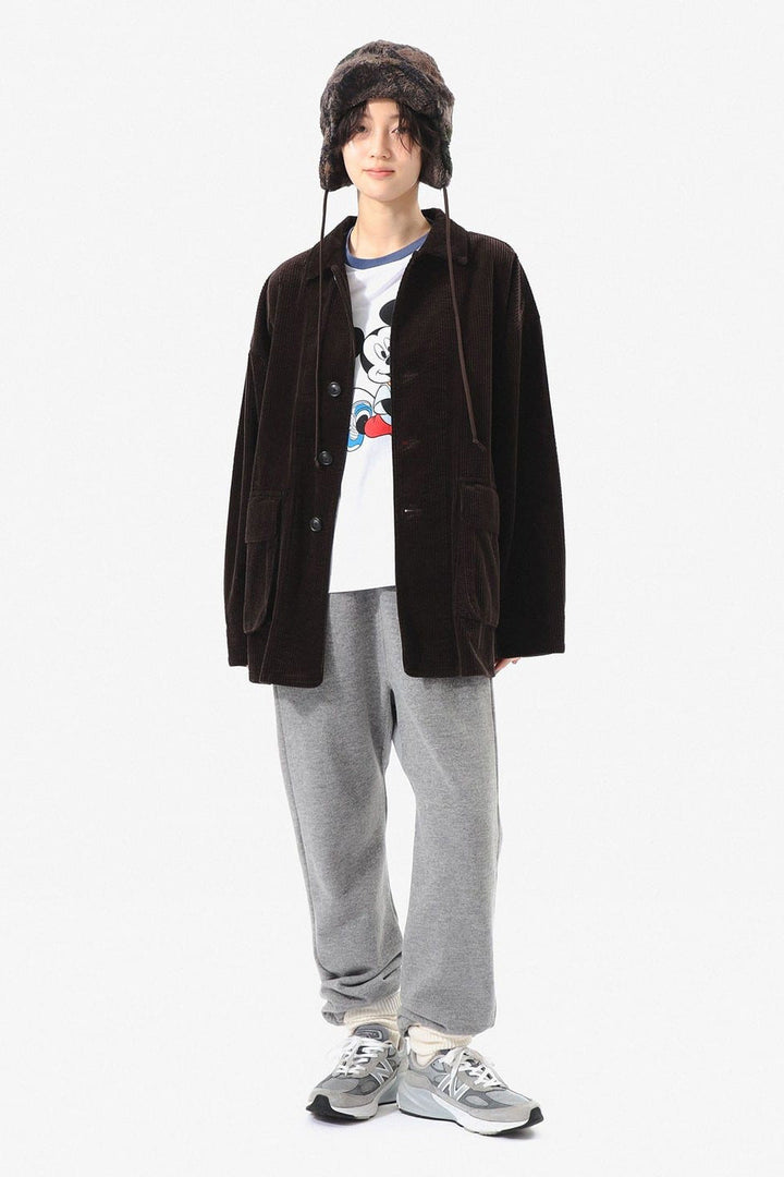 Corduroy Hunting Jacket - Brown