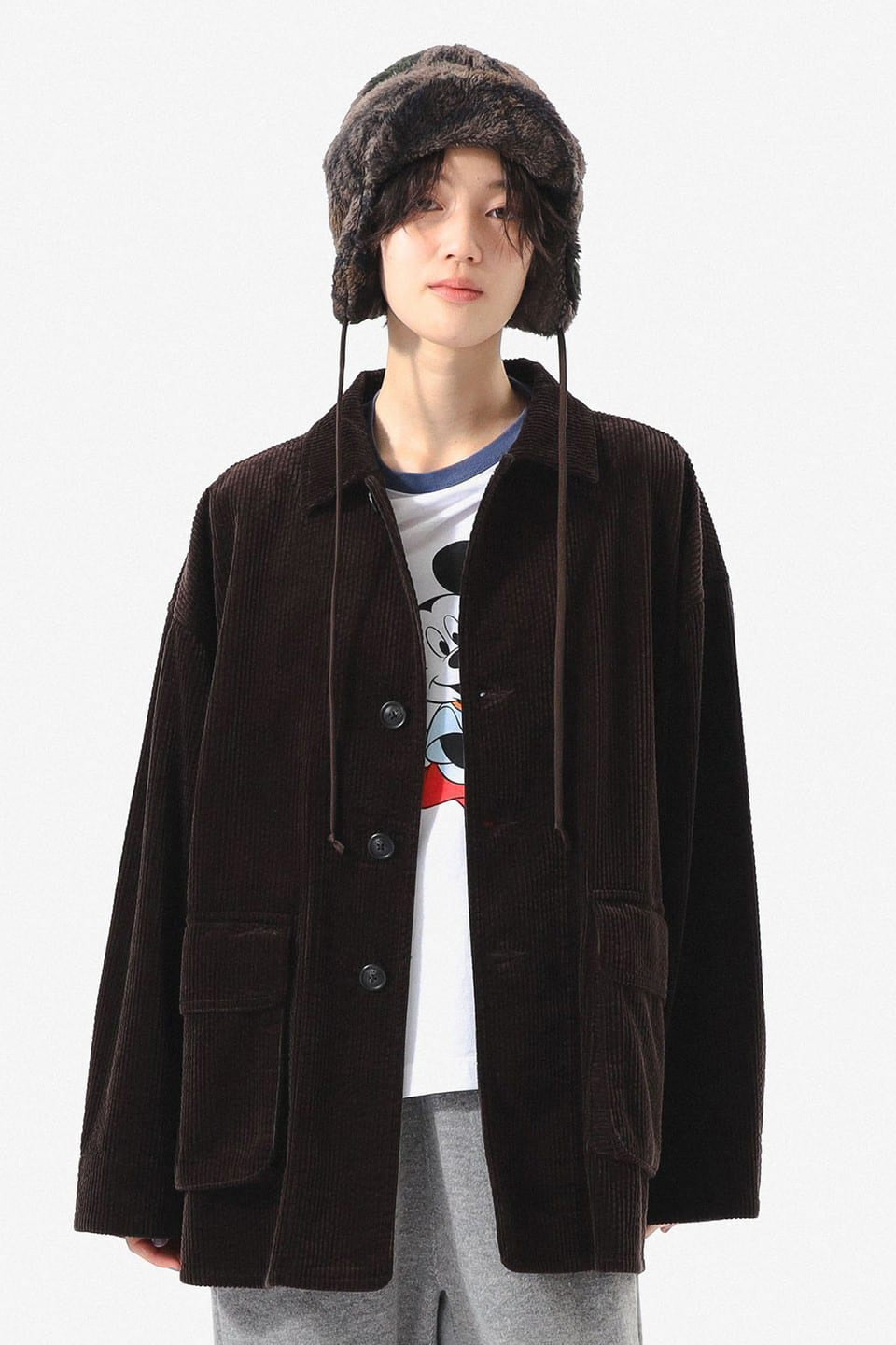 Corduroy Hunting Jacket - Brown
