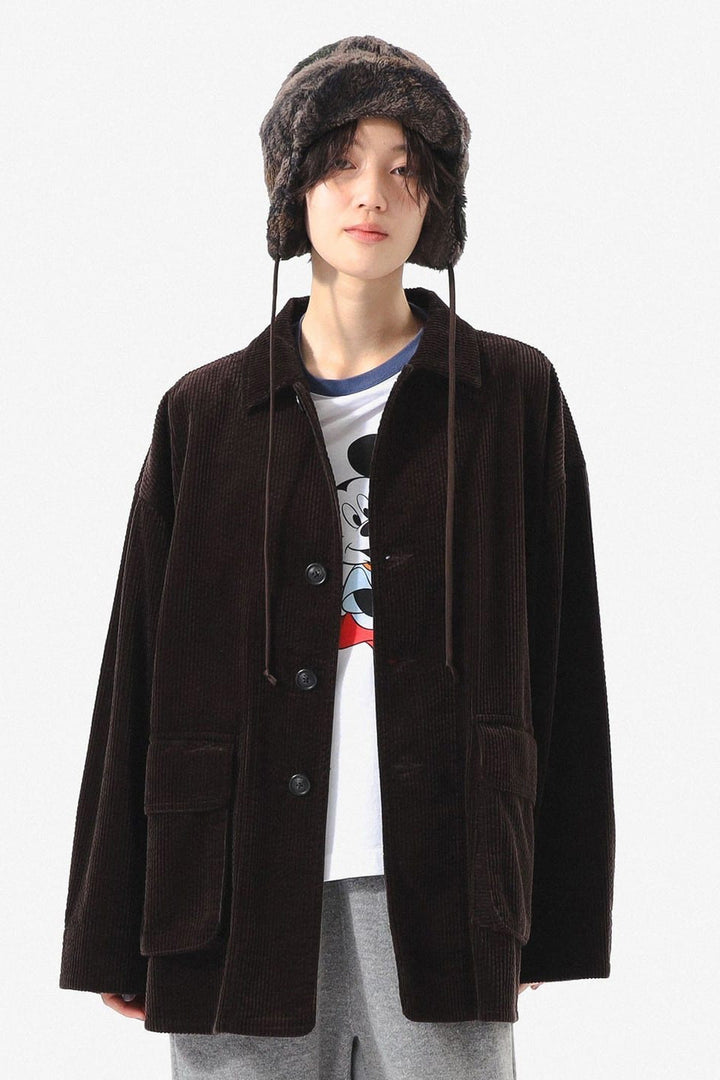 Corduroy Hunting Jacket - Brown