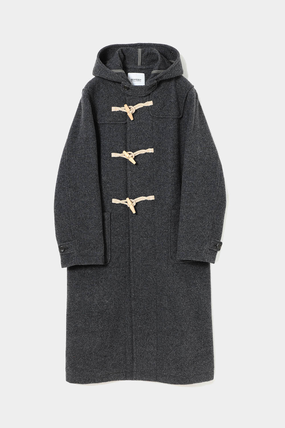 Mosser Long Duffle Coat - Grey