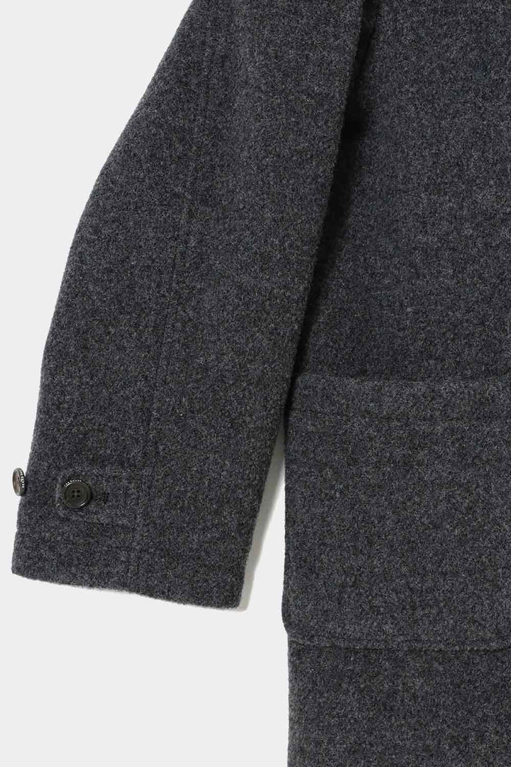 Mosser Long Duffle Coat - Grey