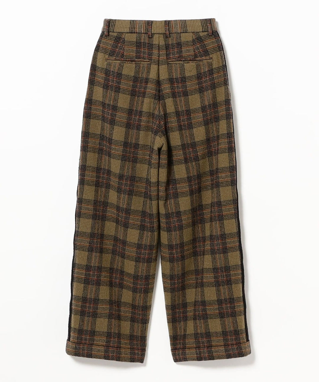 Wool Check Pant - Khaki