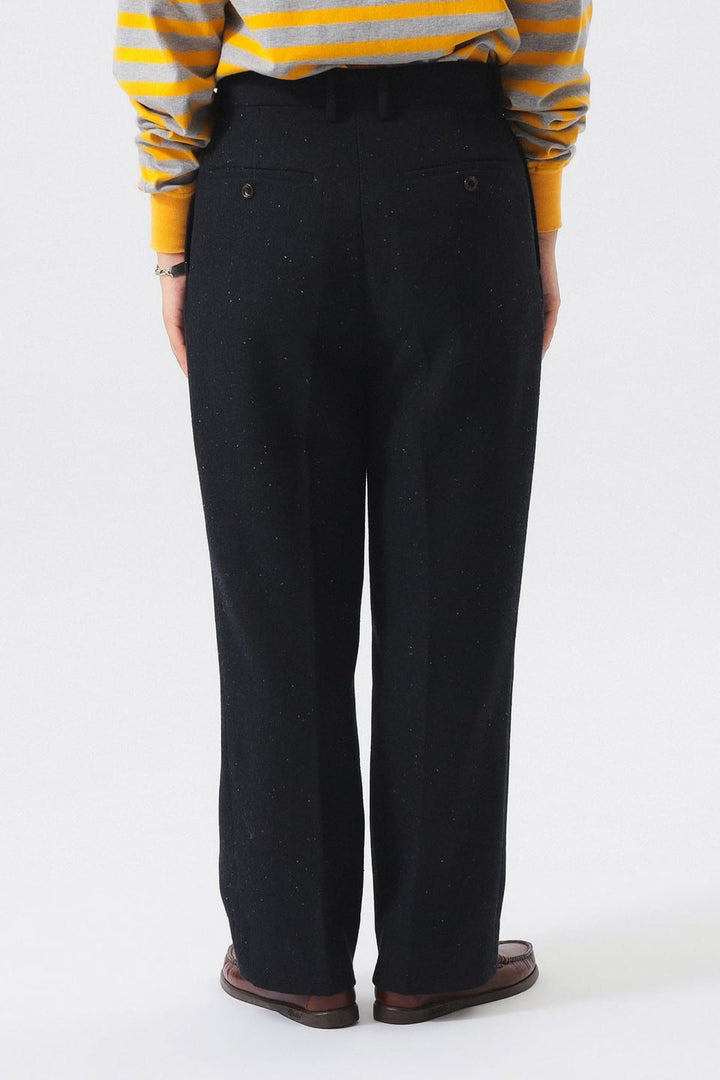 Tweed Pants - Navy