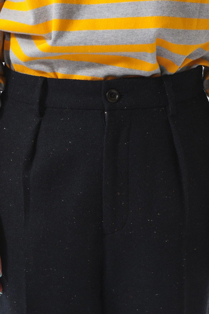 Tweed Pants - Navy