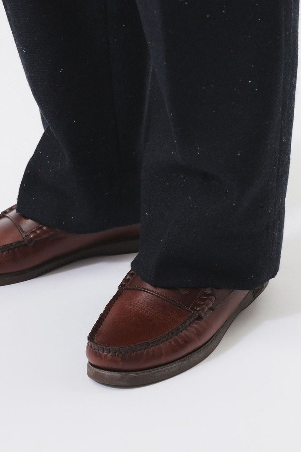 Tweed Pants - Navy
