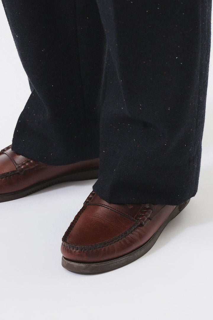 Tweed Pants - Navy