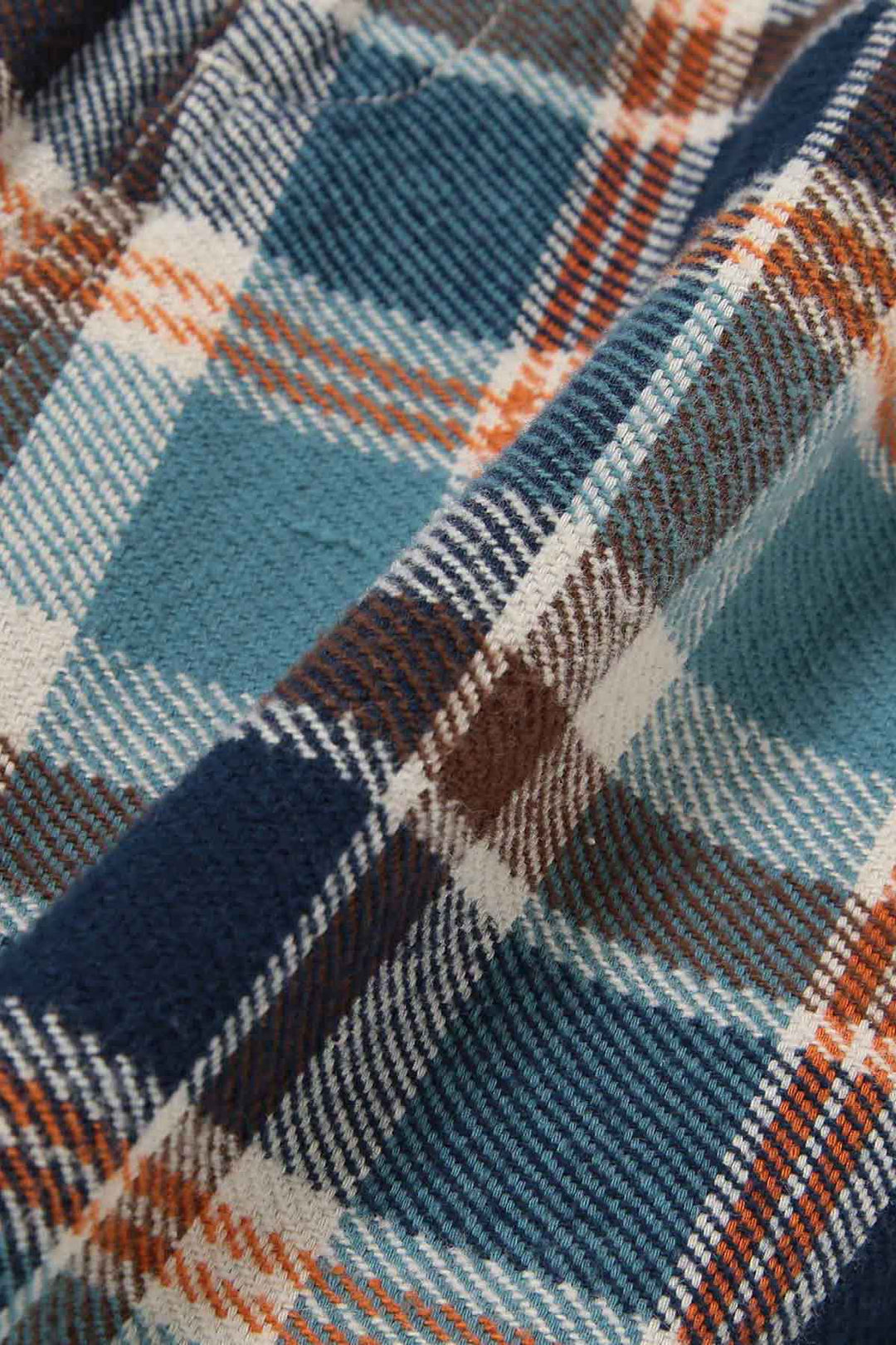 Boy Work Check Easy Pants - Blue