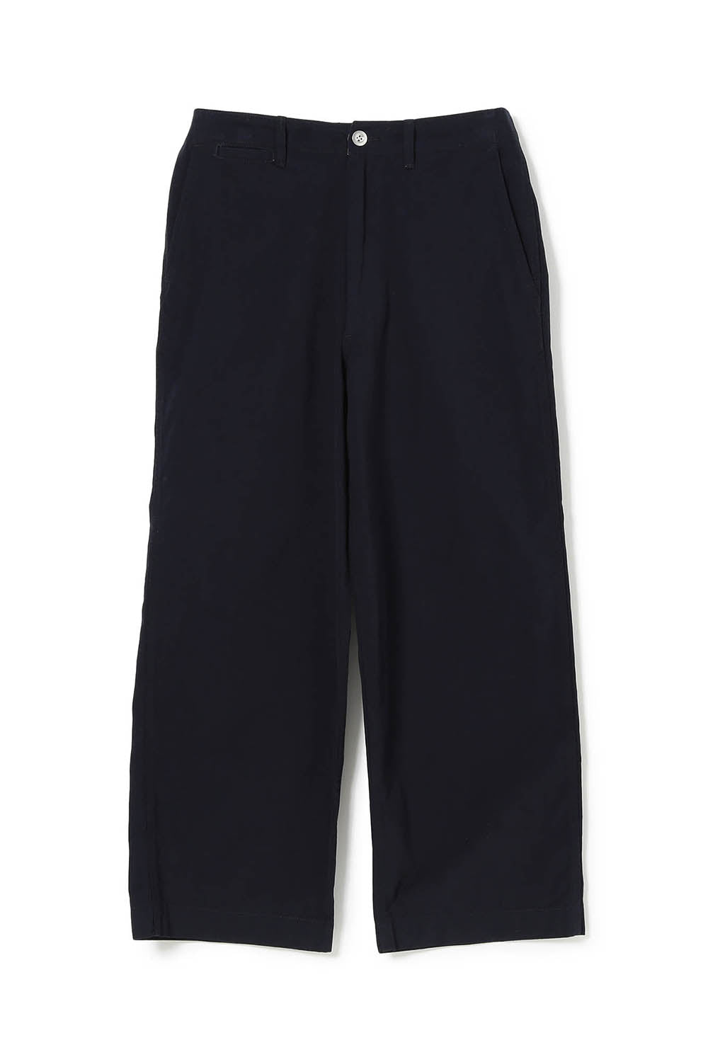 Wide Chino Pants - Navy