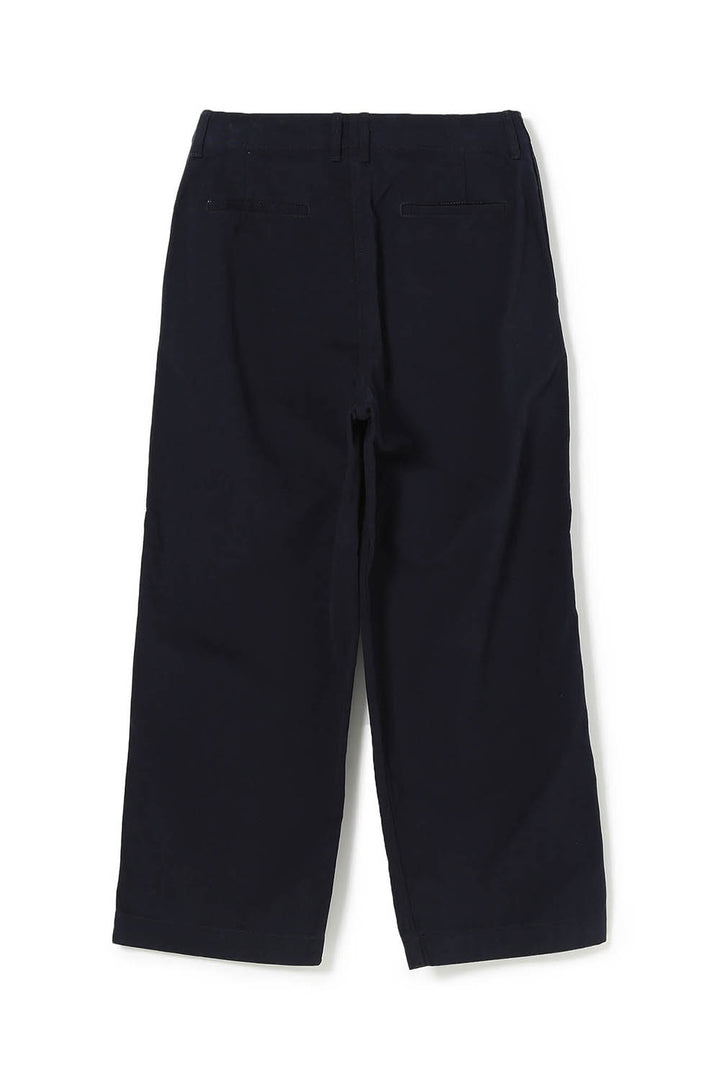 Wide Chino Pants - Navy