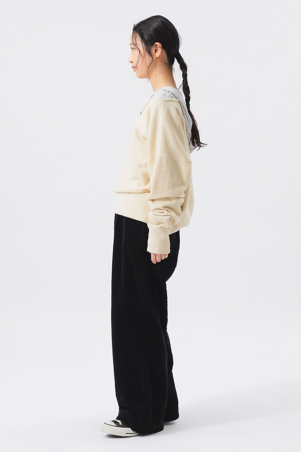 Corduroy Trousers - Black