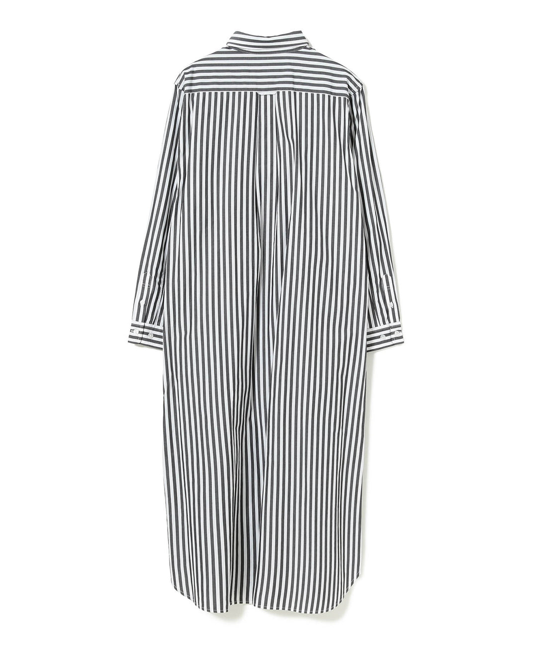Stripe Button Down Dress - Black - Frontiers Woman
