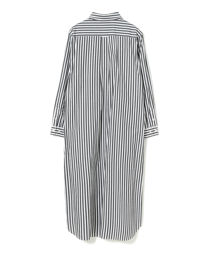 Stripe Button Down Dress - Black - Frontiers Woman