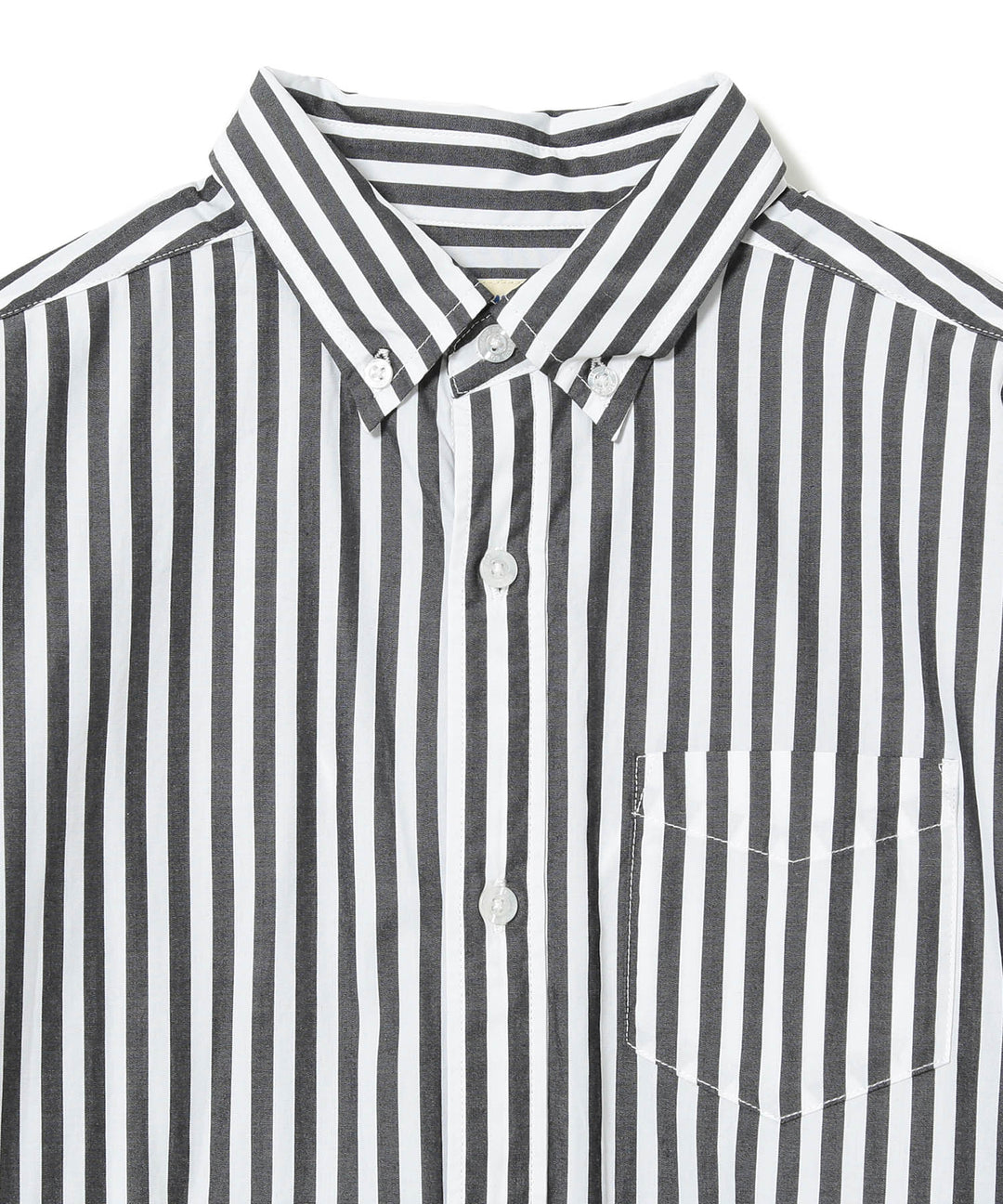 Stripe Button Down Dress - Black - Frontiers Woman