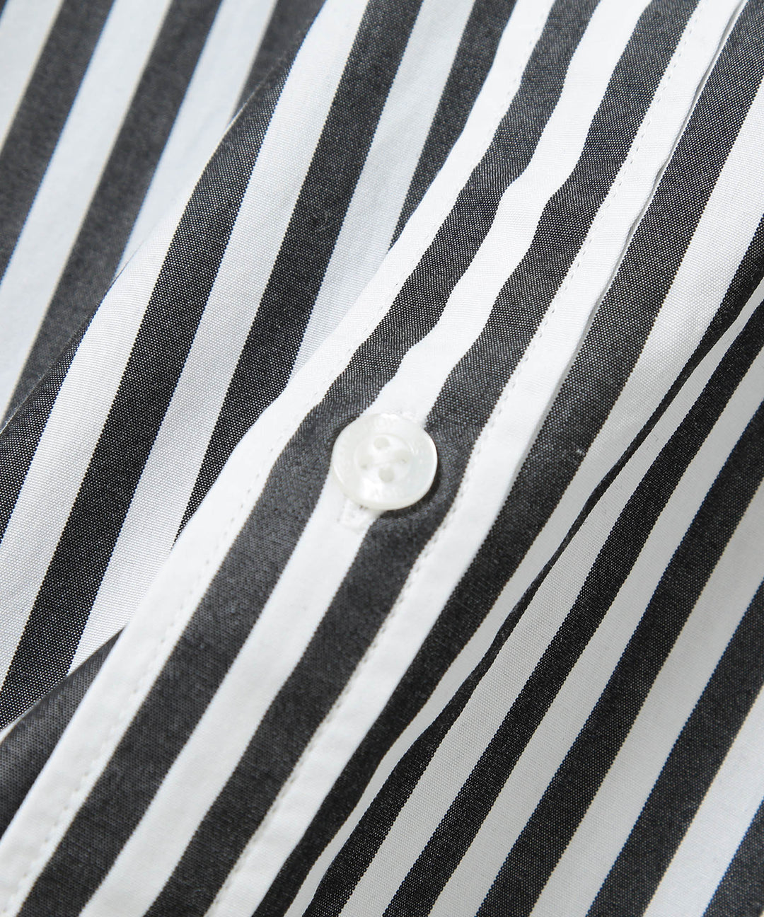 Stripe Button Down Dress - Black - Frontiers Woman