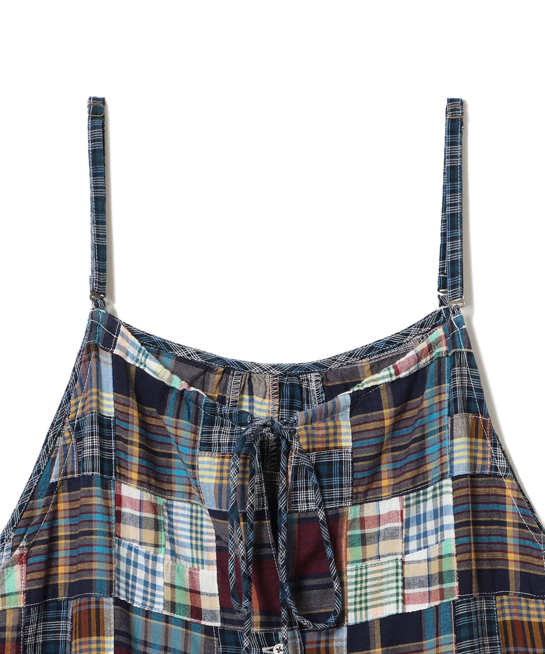 Patchwork Dress - Blue Multi - Frontiers Woman