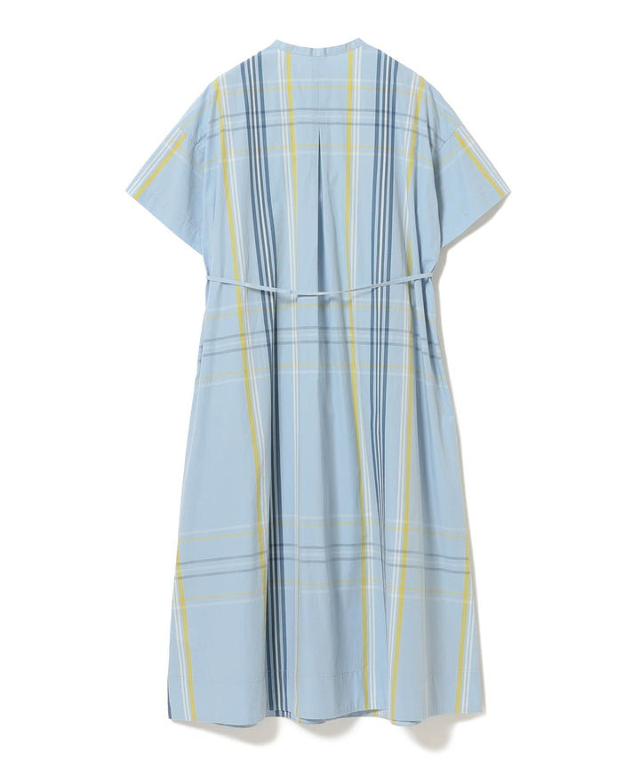 Big Tartan Dress - Light Blue - Frontiers Woman