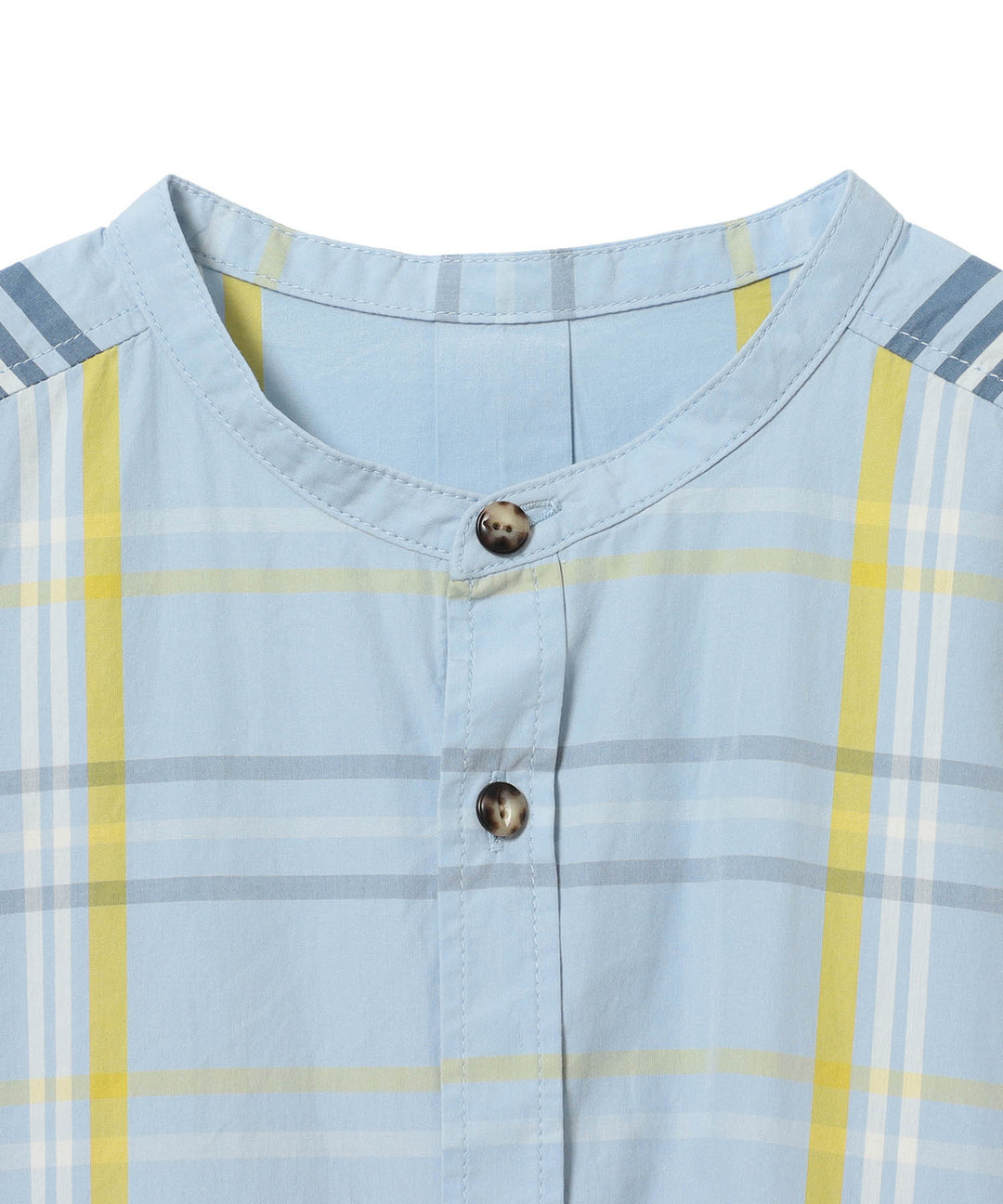 Big Tartan Dress - Light Blue - Frontiers Woman