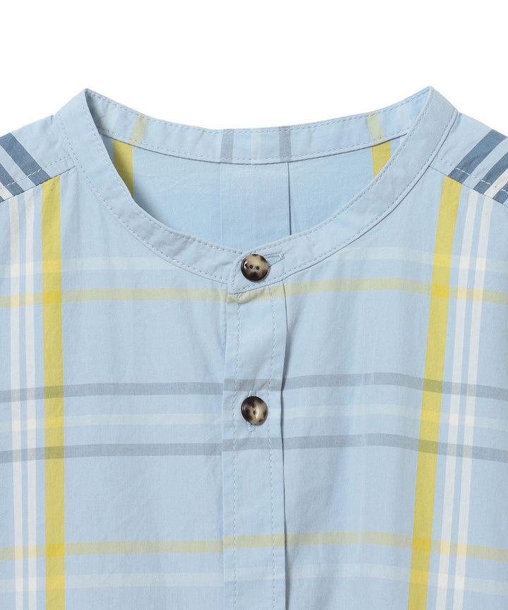 Big Tartan Dress - Light Blue - Frontiers Woman