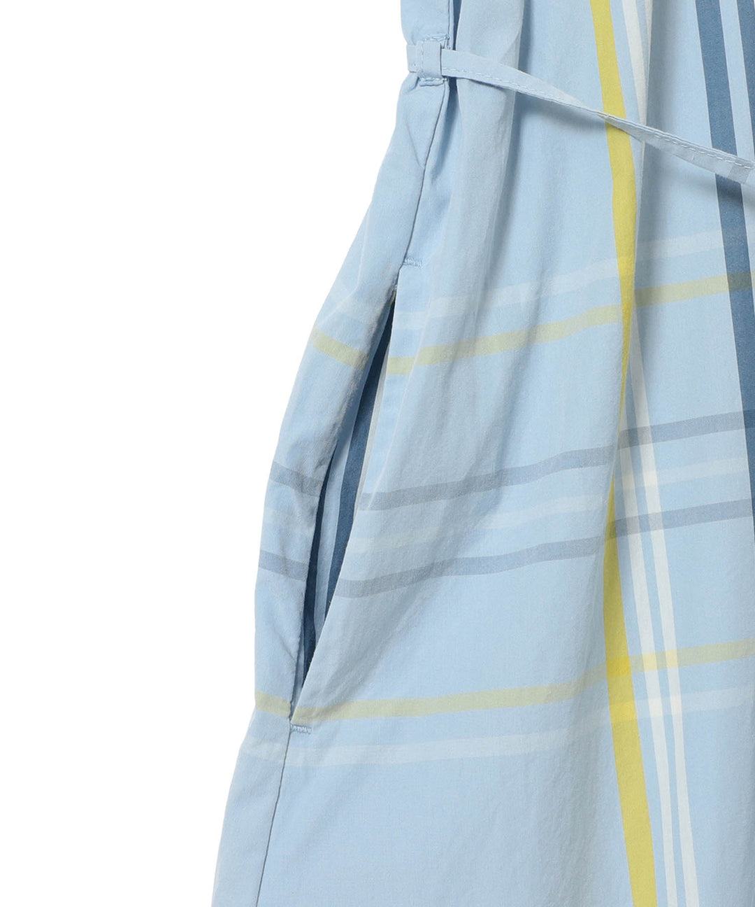 Big Tartan Dress - Light Blue - Frontiers Woman