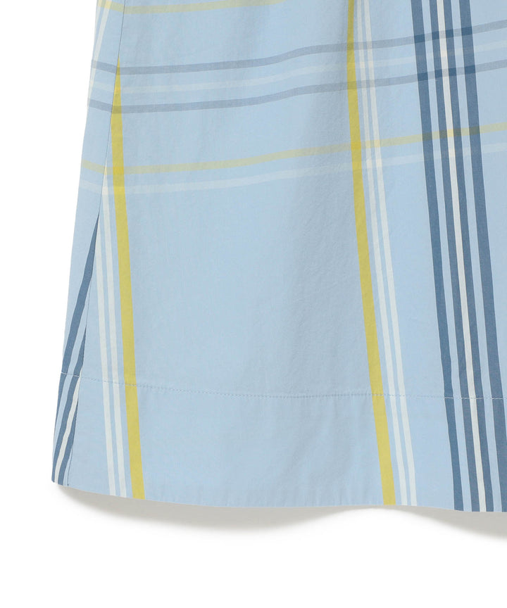 Big Tartan Dress - Light Blue - Frontiers Woman