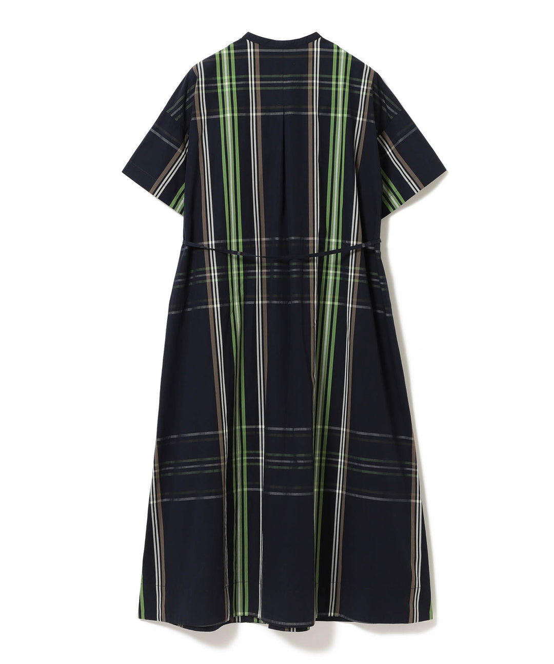 Big Tartan Dress - Navy - Frontiers Woman