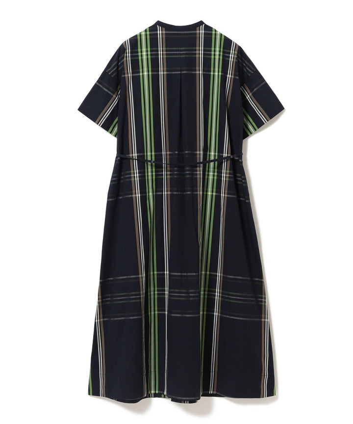 Big Tartan Dress - Navy - Frontiers Woman