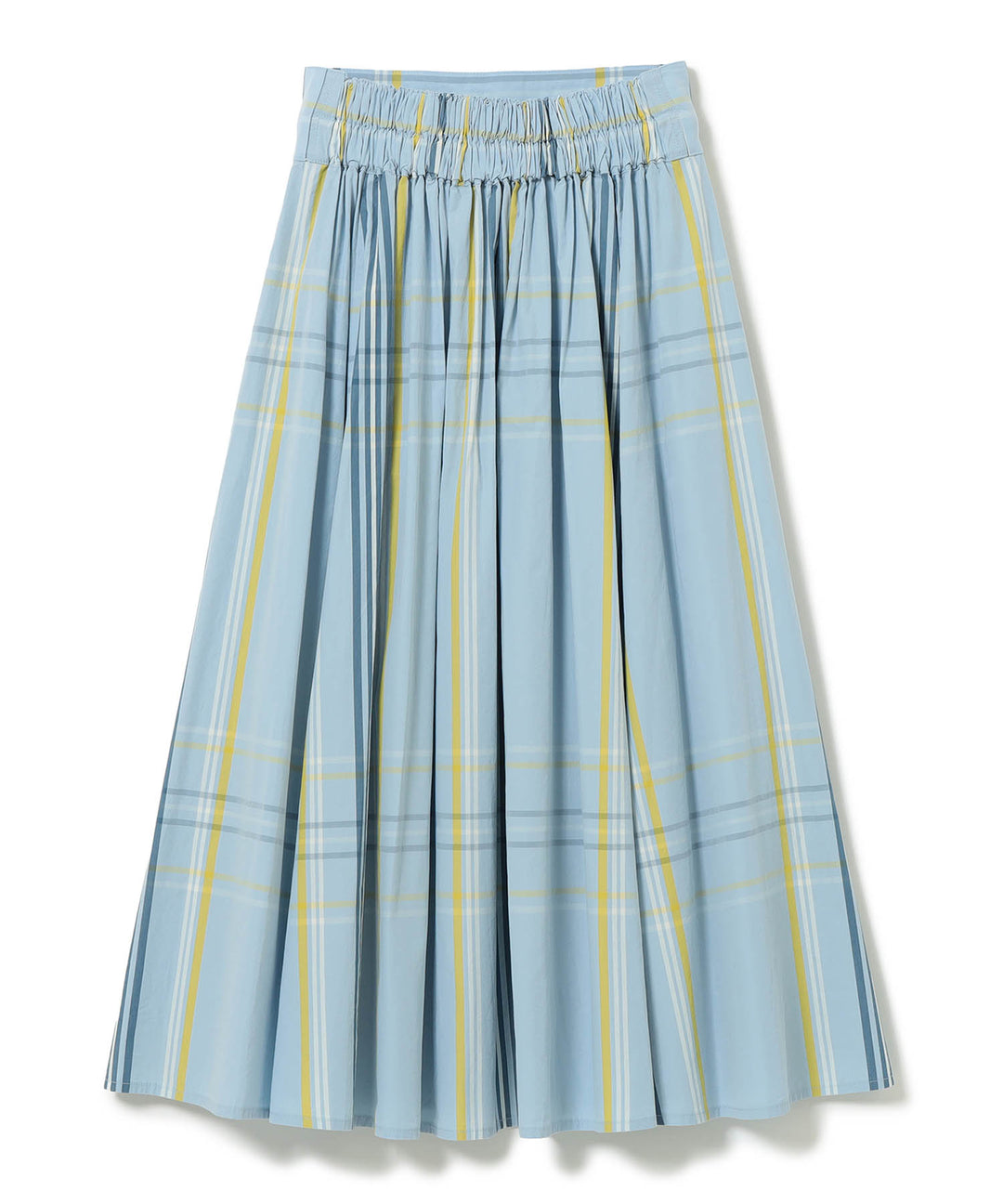 Big Tartan Skirt - Light Blue - Frontiers Woman
