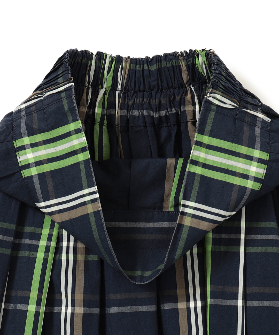 Big Tartan Skirt - Navy - Frontiers Woman