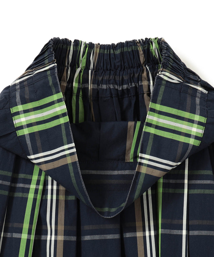 Big Tartan Skirt - Navy - Frontiers Woman