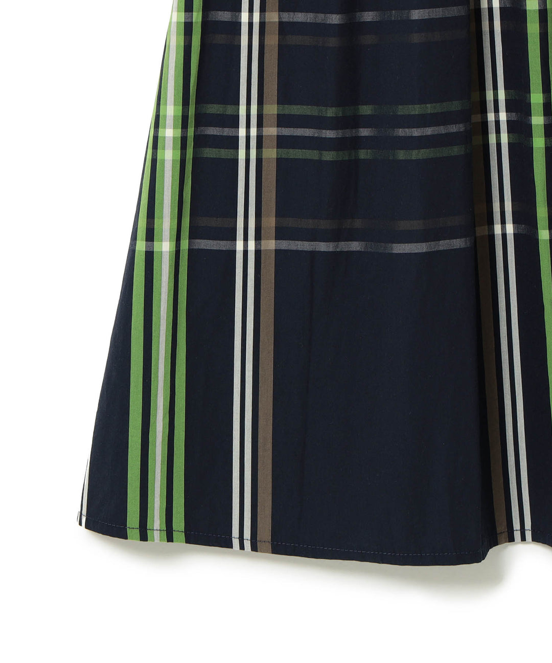 Big Tartan Skirt - Navy - Frontiers Woman