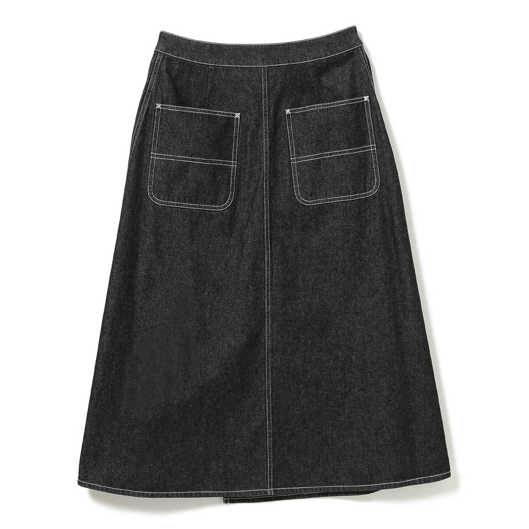 Wraped Pleated Skirt - Black - Frontiers Woman