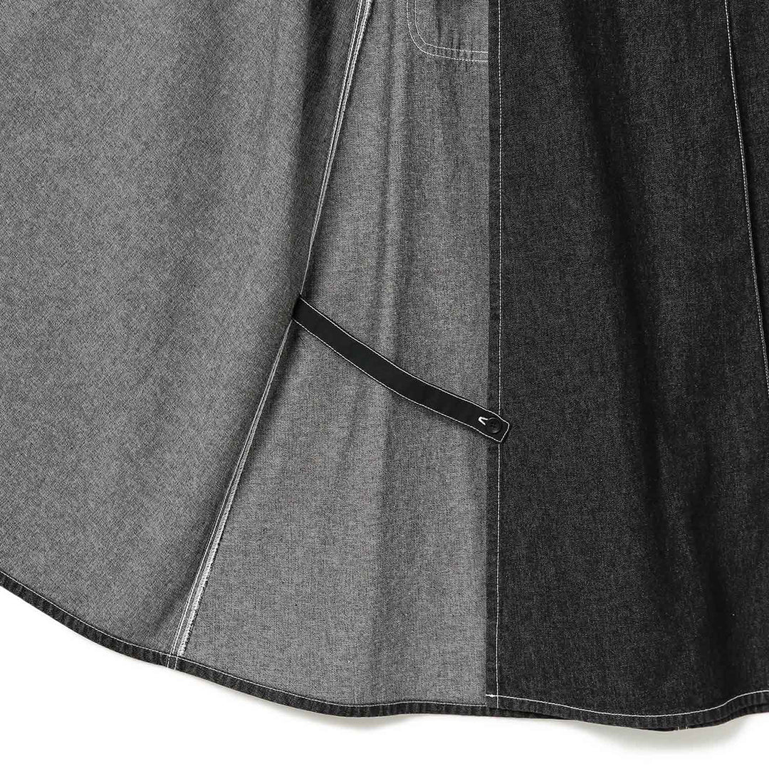 Wraped Pleated Skirt - Black - Frontiers Woman