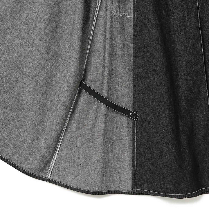 Wraped Pleated Skirt - Black - Frontiers Woman