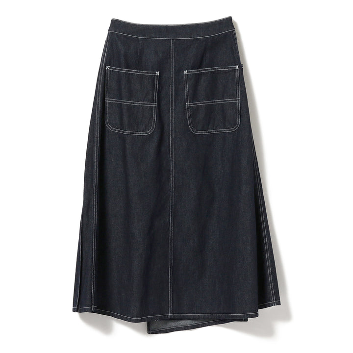 Wraped Pleated Skirt - Indigo - Frontiers Woman