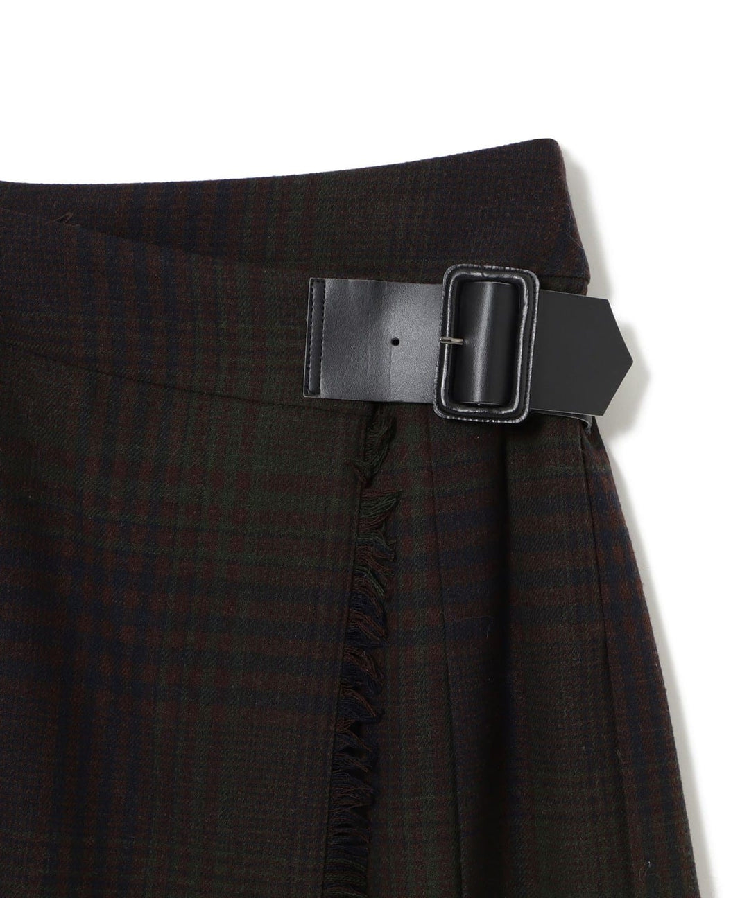 Check Kilt Skirt - Navy