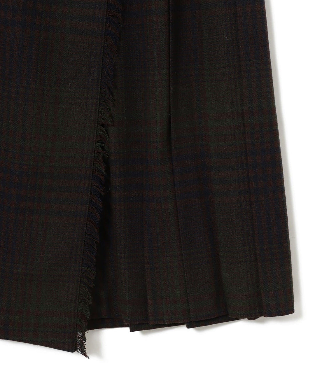 Check Kilt Skirt - Navy