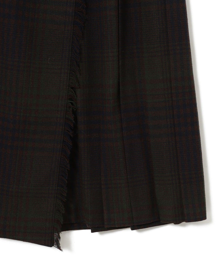Check Kilt Skirt - Navy