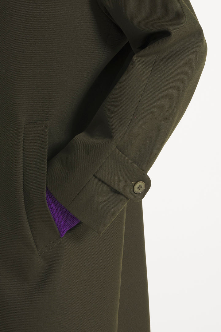 Magic Wool Trench Coat - Khaki - Frontiers Woman