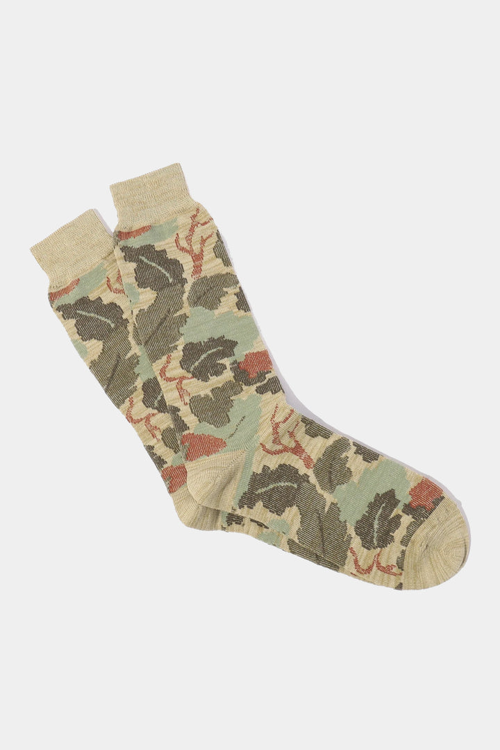 Camo Crew Socks - Khaki