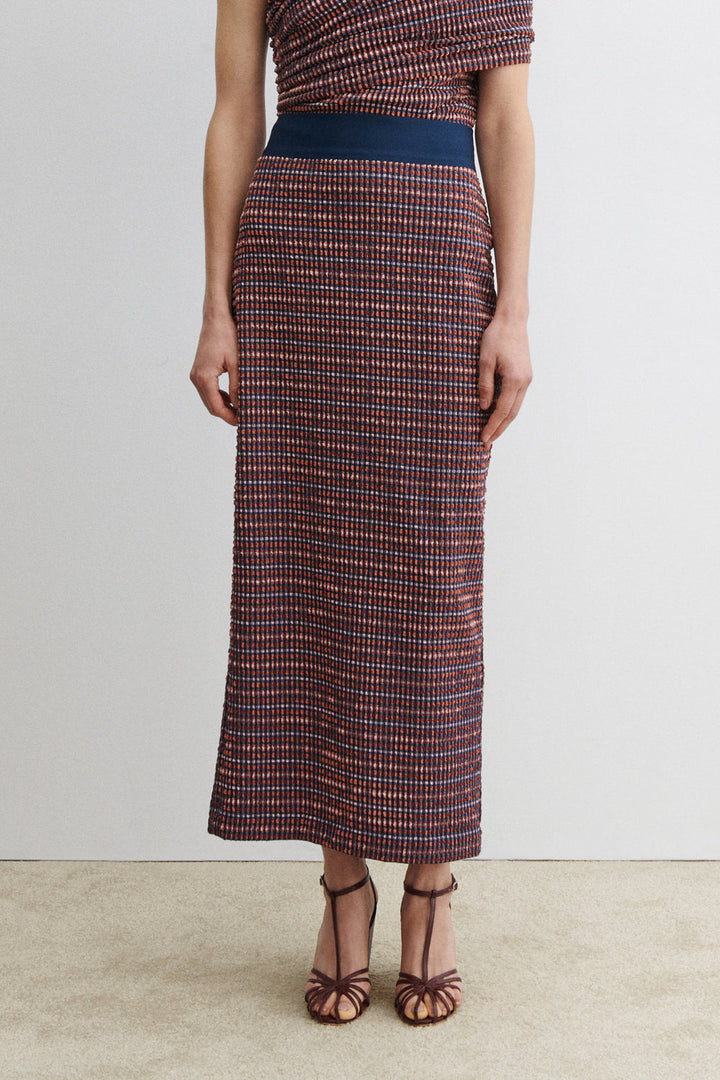 Native Skirt - Multi Check - Frontiers Woman