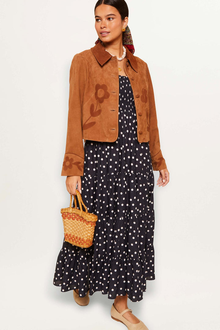 Kendall Cotton Midi Dress - Bohemia Spot - Frontiers Woman